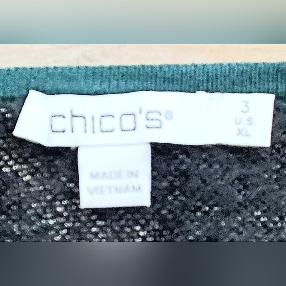 Chico's Geometric Pullover Sweater - image 2